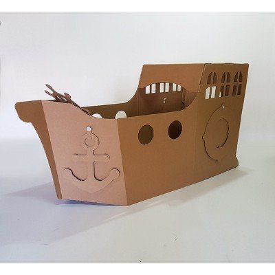 Barco de cartón grande - Caleuche