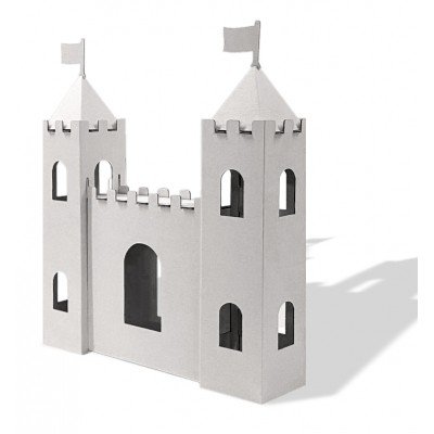 Castillo de juguete con 2 torres