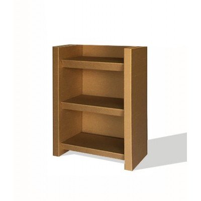 Estantería armable de cartón - 3 bandejas