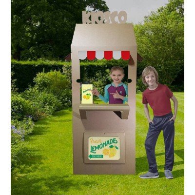 Kiosco de juguete de cartón